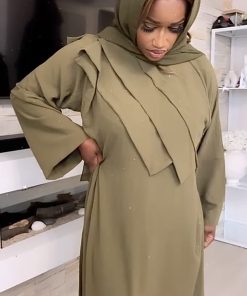 Abaya « Hawa » Kaki