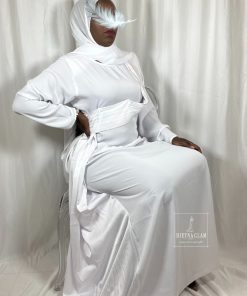 Abaya Ayesha blanche