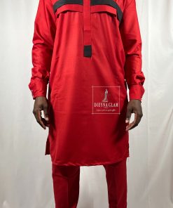 Ensemble homme rouge