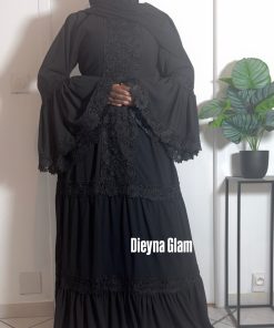 Robe dentelle noire